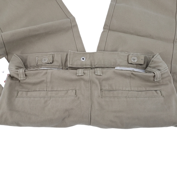 NWT Cat & Jack Boys School Uniform Pants Size 8 Husky - Four Pack Vintage Khaki - Picture 6 of 8